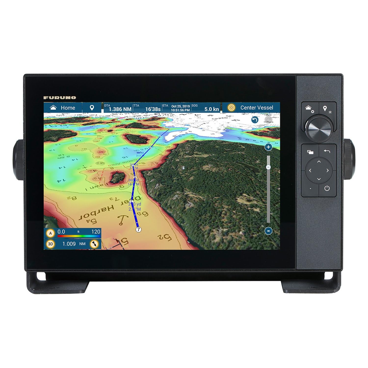 Furuno TZtouch3 NavNet 12" MFD w/1kW Dual Channel CHIRP Sounder w/internal GPS [TZT12F]