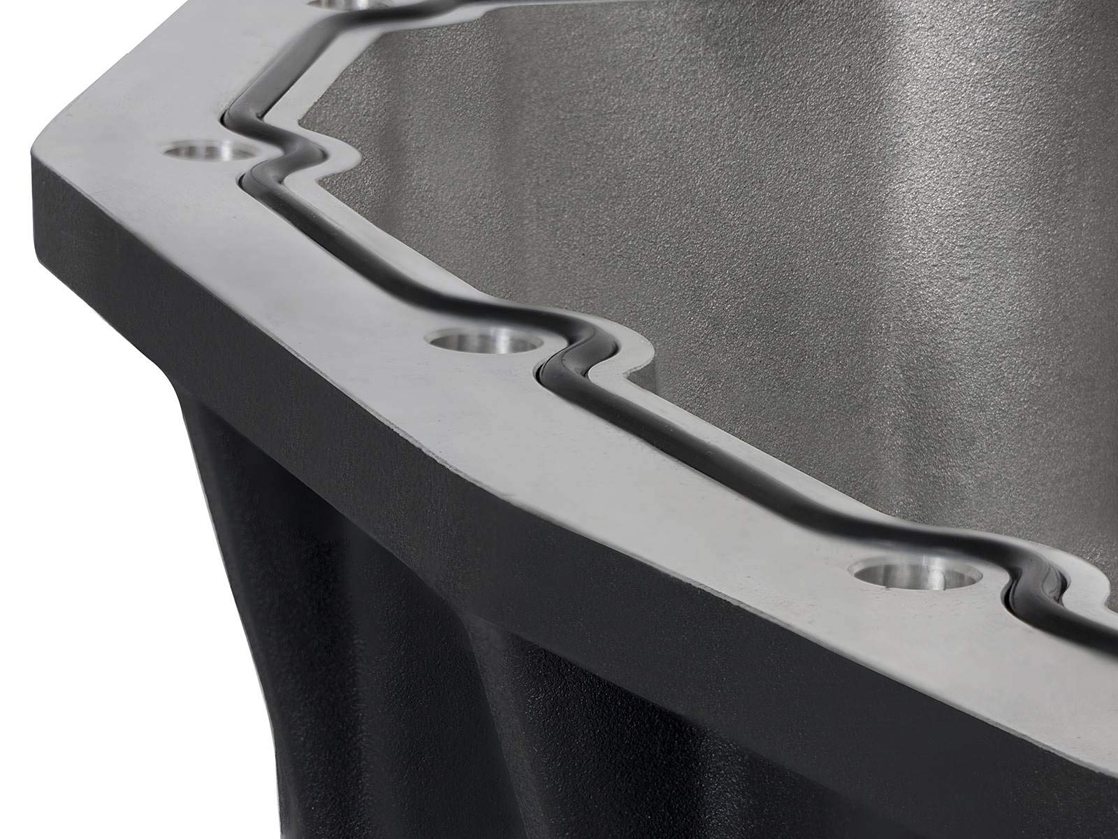 Engine Oil Pan Pro Series Black W/ Machined Fins