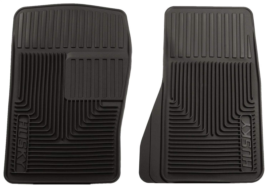 Heavy Duty Husky Liners Front Floor Mats | 1995-2005 Chevrolet Blazer/Cavalier/Sunfire, 1987-2004 Mustang, and More, Black | 51071