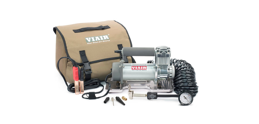 400P VIAIR - 40043 Portable Compressor Kit. Tire Pump, Truck/SUV Tire Inflator, For Up to 35 Inch Tires