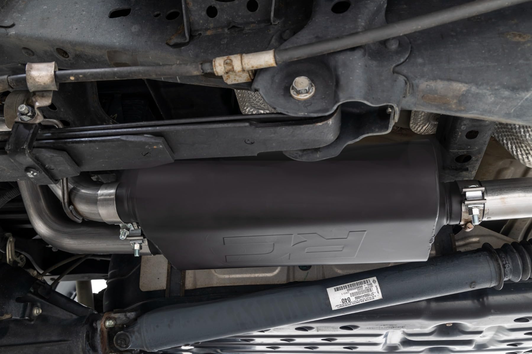 Rough Country Cat-Back Dual Exhaust for 2016-2023 Toyota Tacoma | 3.5L - 96016