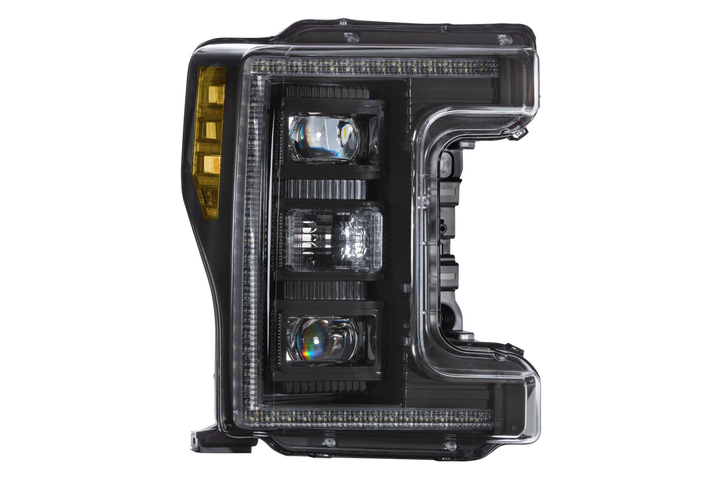 Morimoto XB LED Headlight Housing Upgrade, Fits 2017-2019 Ford Superduty, Plug and Play Replacement, DOT Approved Assembly with LED Headlights (High/Low), DRLs, & UV Coated Lenses (1x LF554)