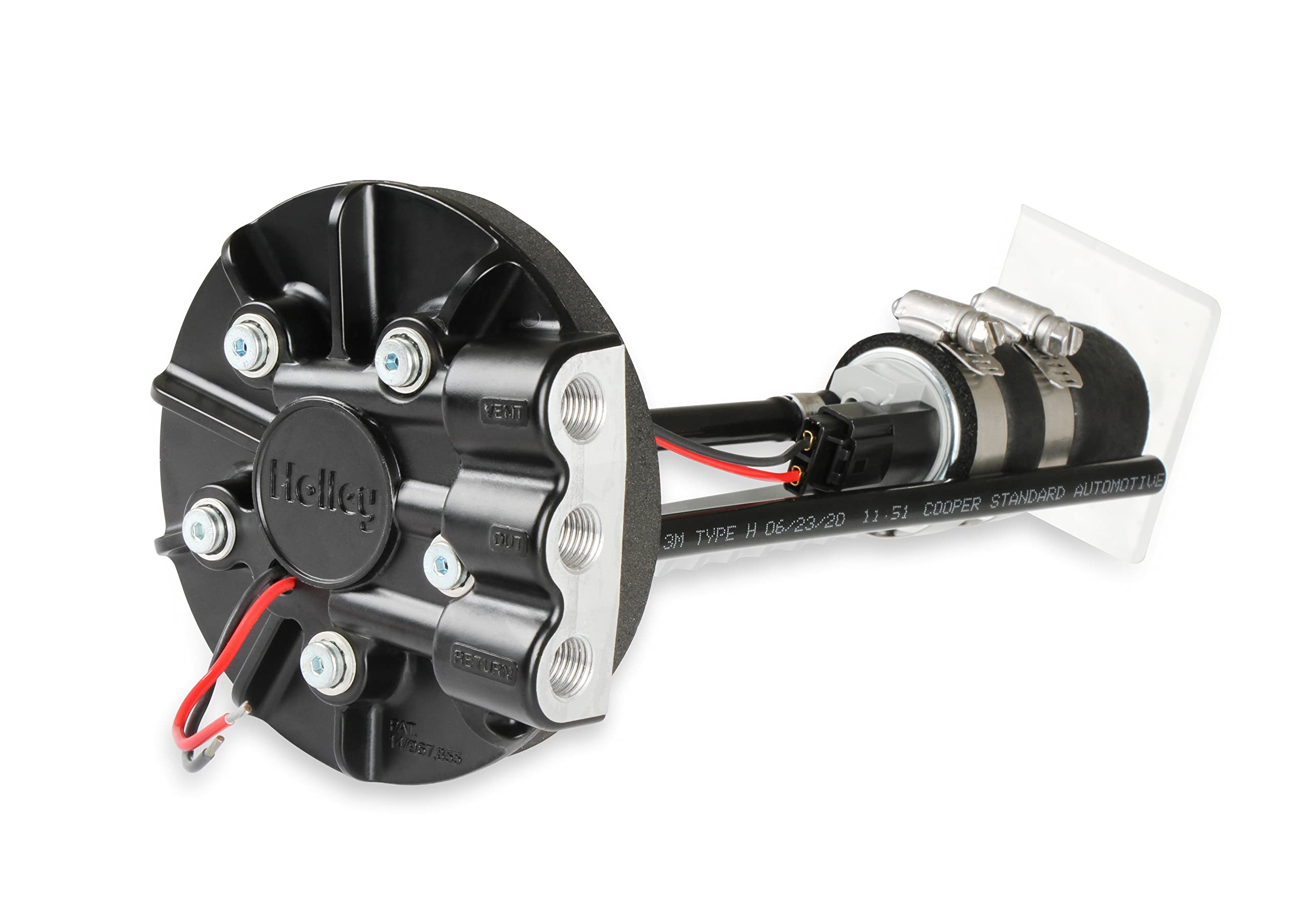 12-168 Holley: Die Cast Retrofit Fuel Pump Module W/Return 255 Lph