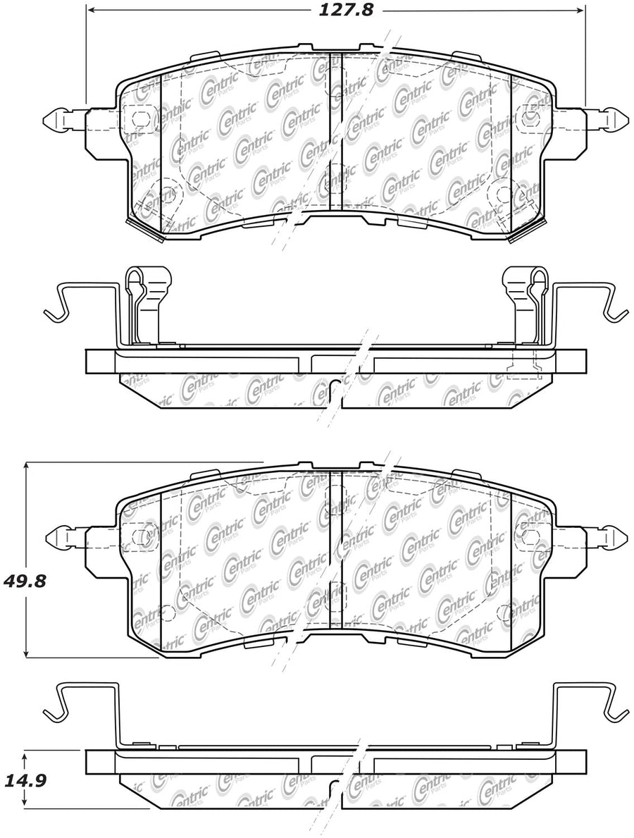 StopTech Truck & SUV Pad 319.15100
