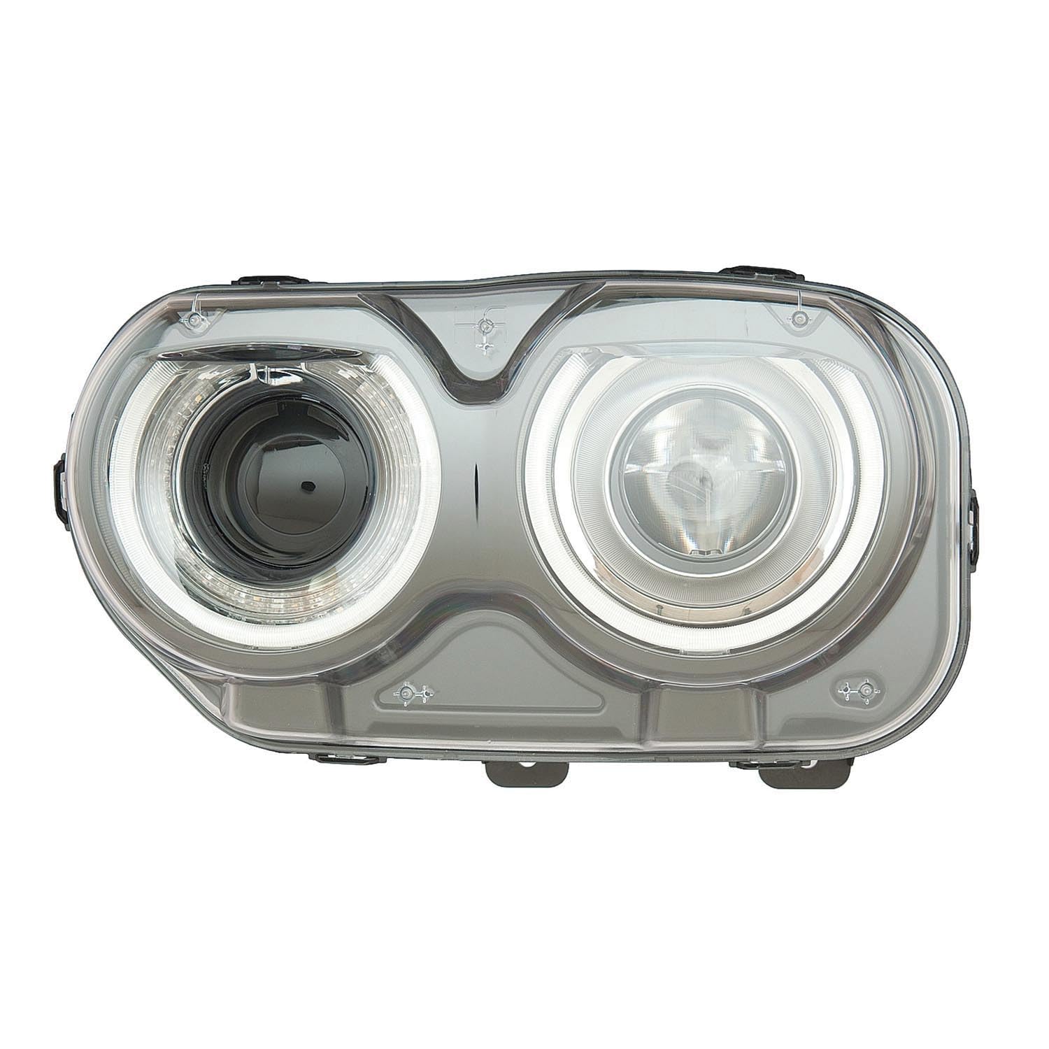 Dodge Challenger 15-22 Headlight Halogen without AIR DUCTS CAPA Driver Side | DOT Certified 68174065AG | CH2502267C