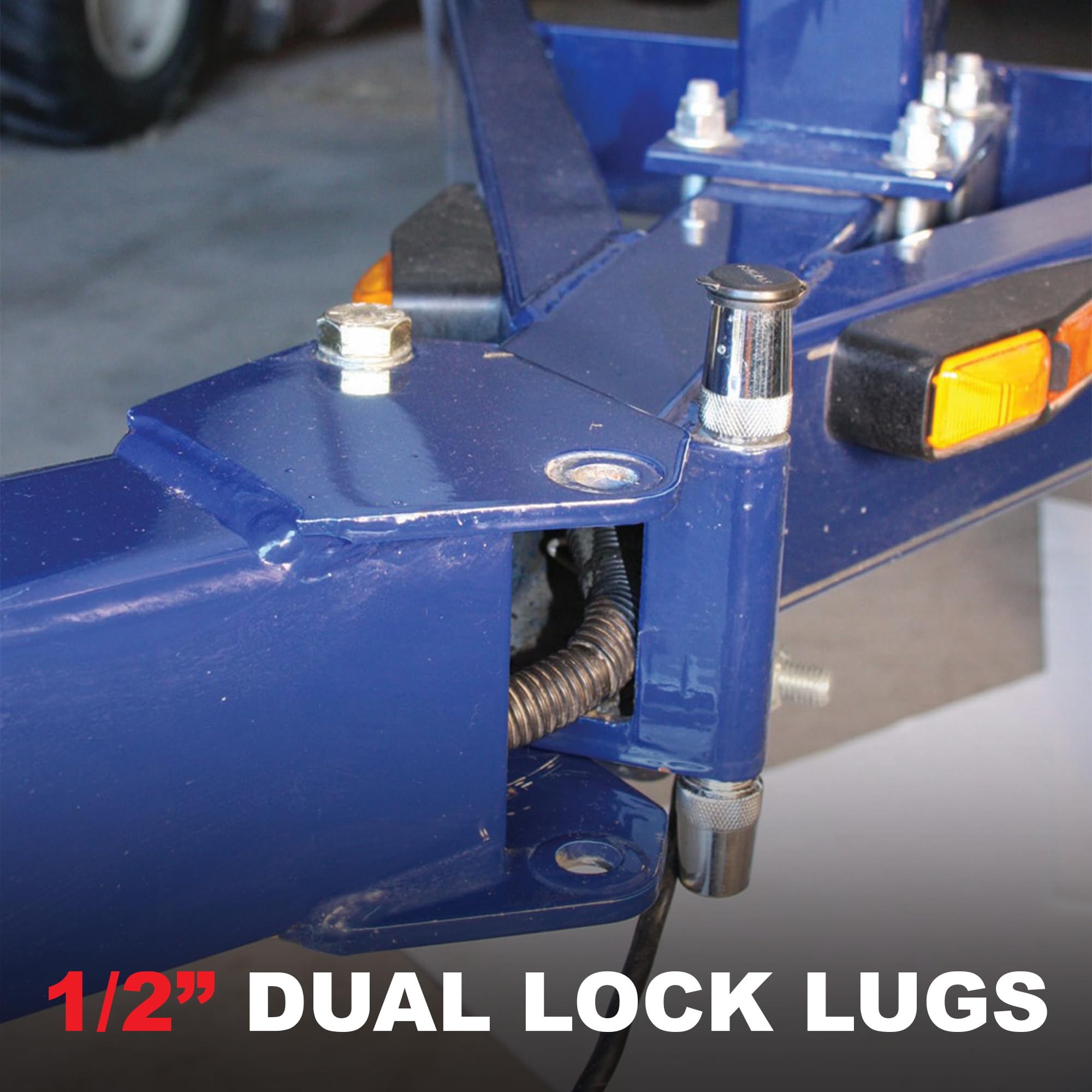 TH6 Trimax 5/8" x 6-1/8" Swing-Away Trailer Lock - Premium Receiver Lock for Trailer, RV, Boat Security - Heavy-Duty Steel