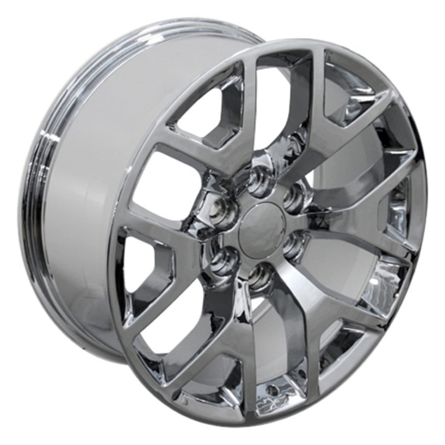 CV92-20090-6550-27C Chrome Wheel Painted Automotive OE Wheels LLC (20 x 9. inches /6 x 139 mm, 27 mm Offset)