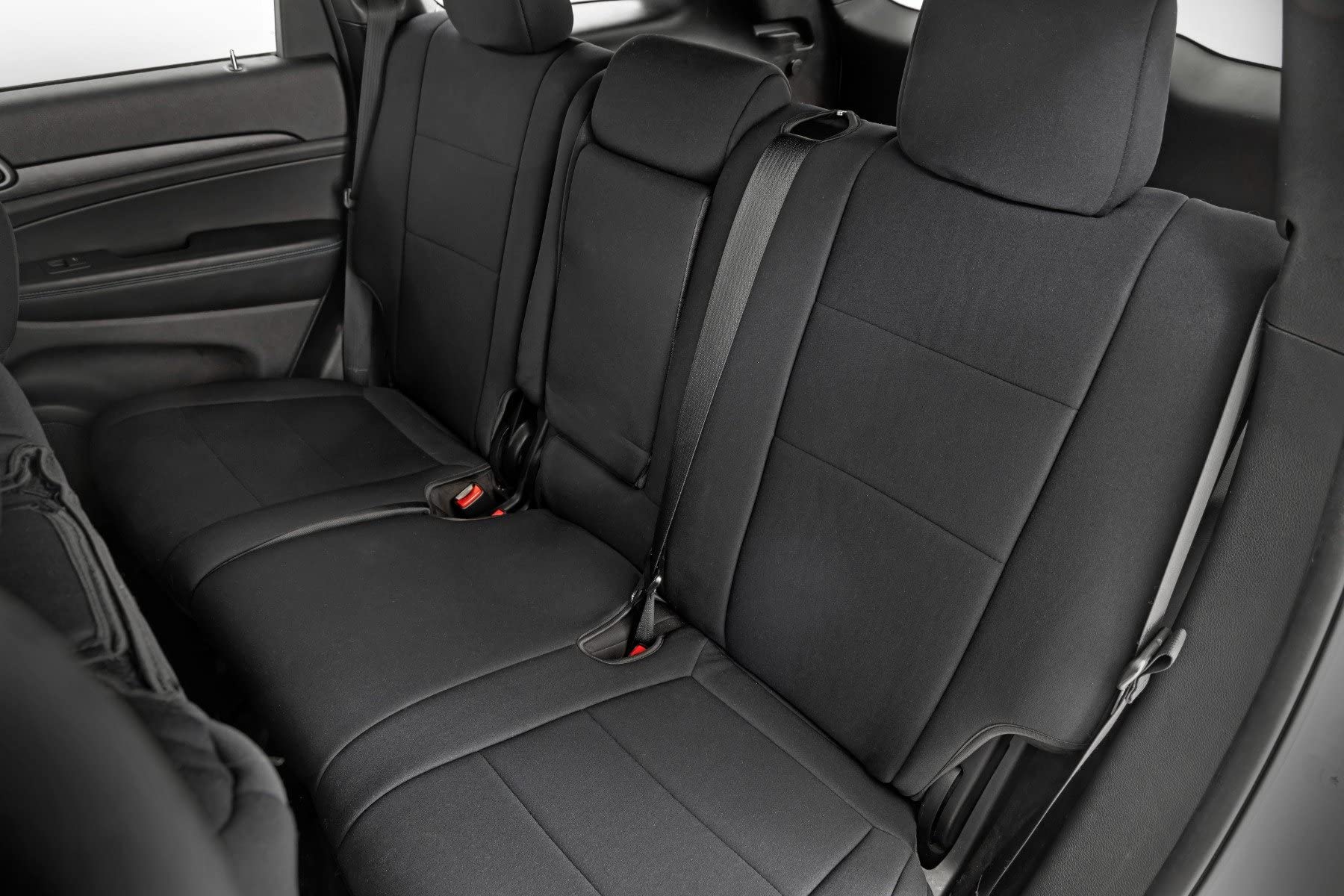 Rough Country Neoprene Seat Covers for Jeep Grand Cherokee 2011-2022 - 91046,Black, Front | Rear