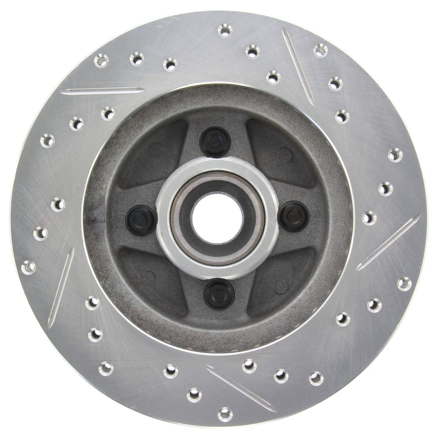 Front Right StopTech 227.61026R Select Sport Drilled and Slotted Brake Rotor
