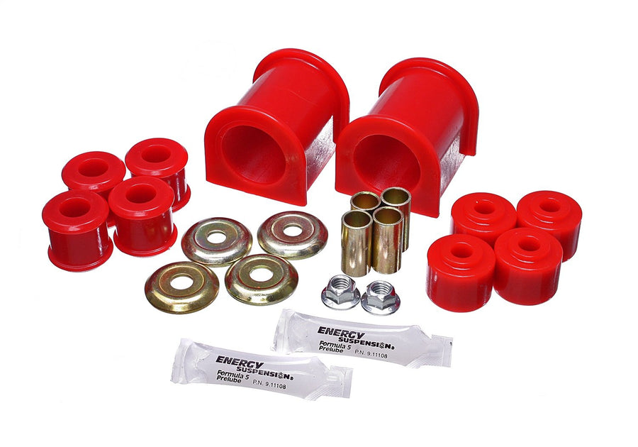 Front Sway Bar Bushing Kit ENERGY SUSPN Cls A Motorhome, Red (405022R)