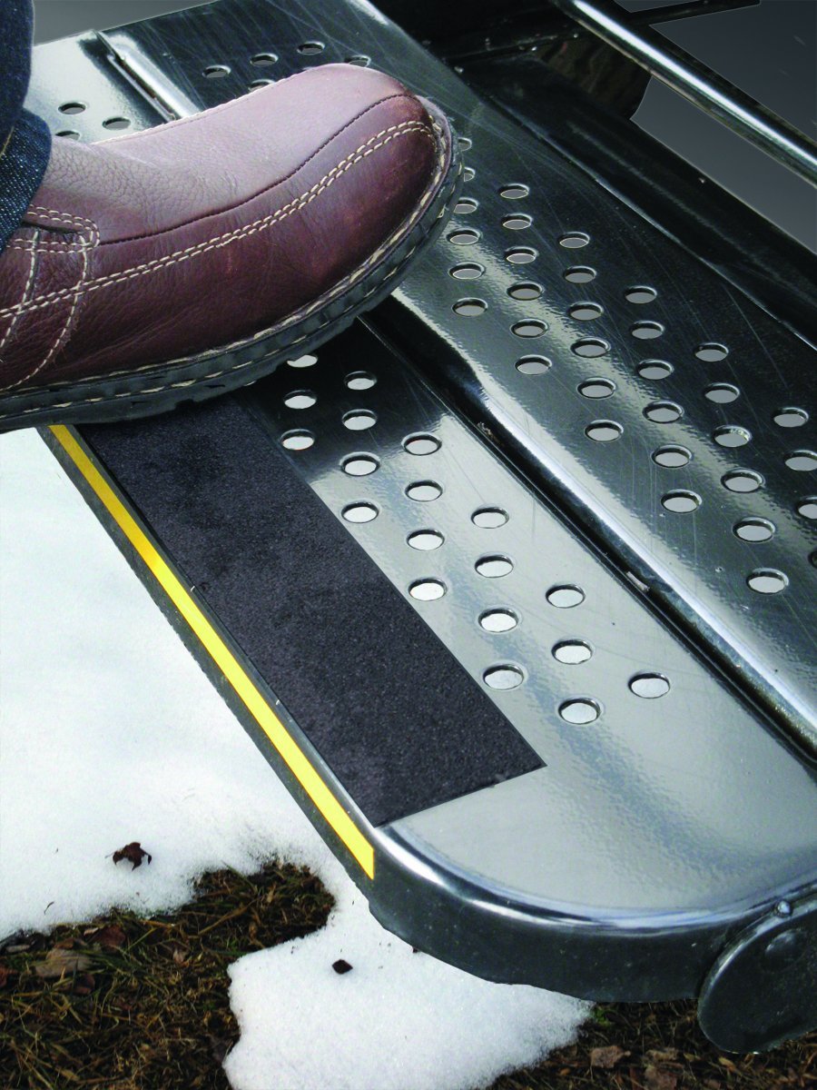 Non-Slip Grip Tape Camco 25405 for Steps (2" x 15', Black/Yellow)