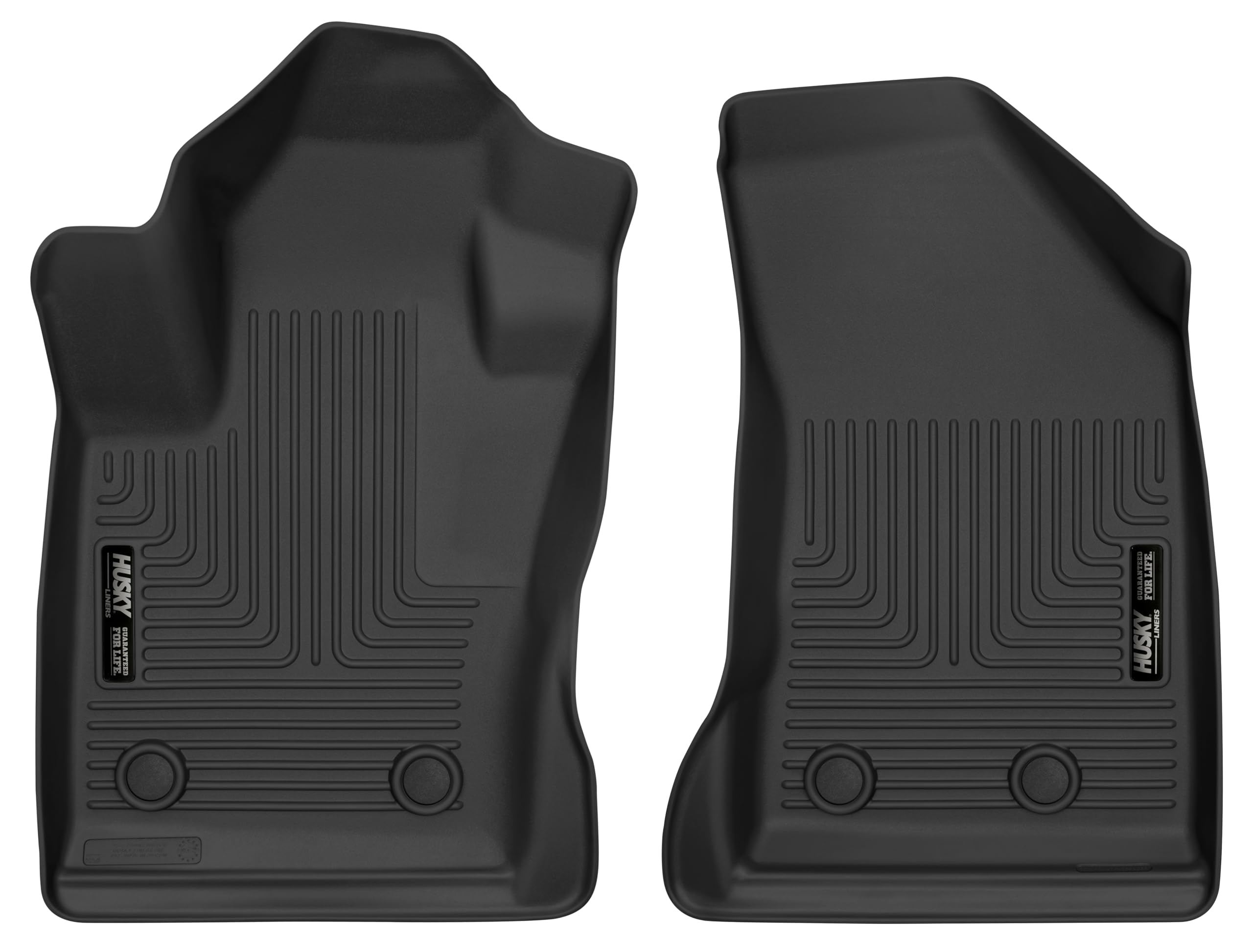 Husky Liners Floor Mats X-act Contour | Fits 2017-2025 Jeep Compass | Front Row, 2-pc Black - 52891