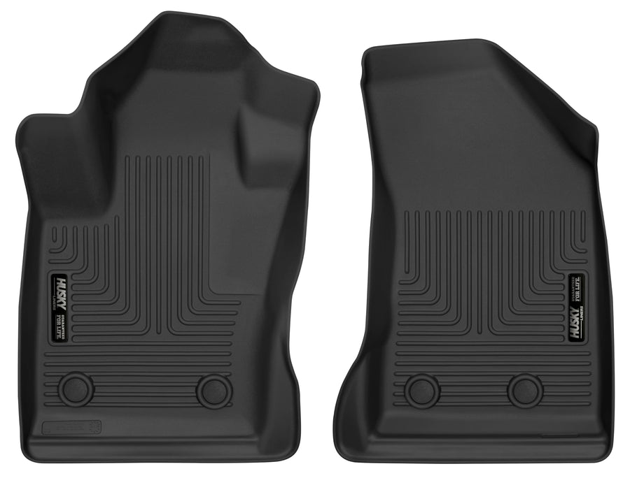 Husky Liners Floor Mats X-act Contour | Fits 2017-2025 Jeep Compass | Front Row, 2-pc Black - 52891