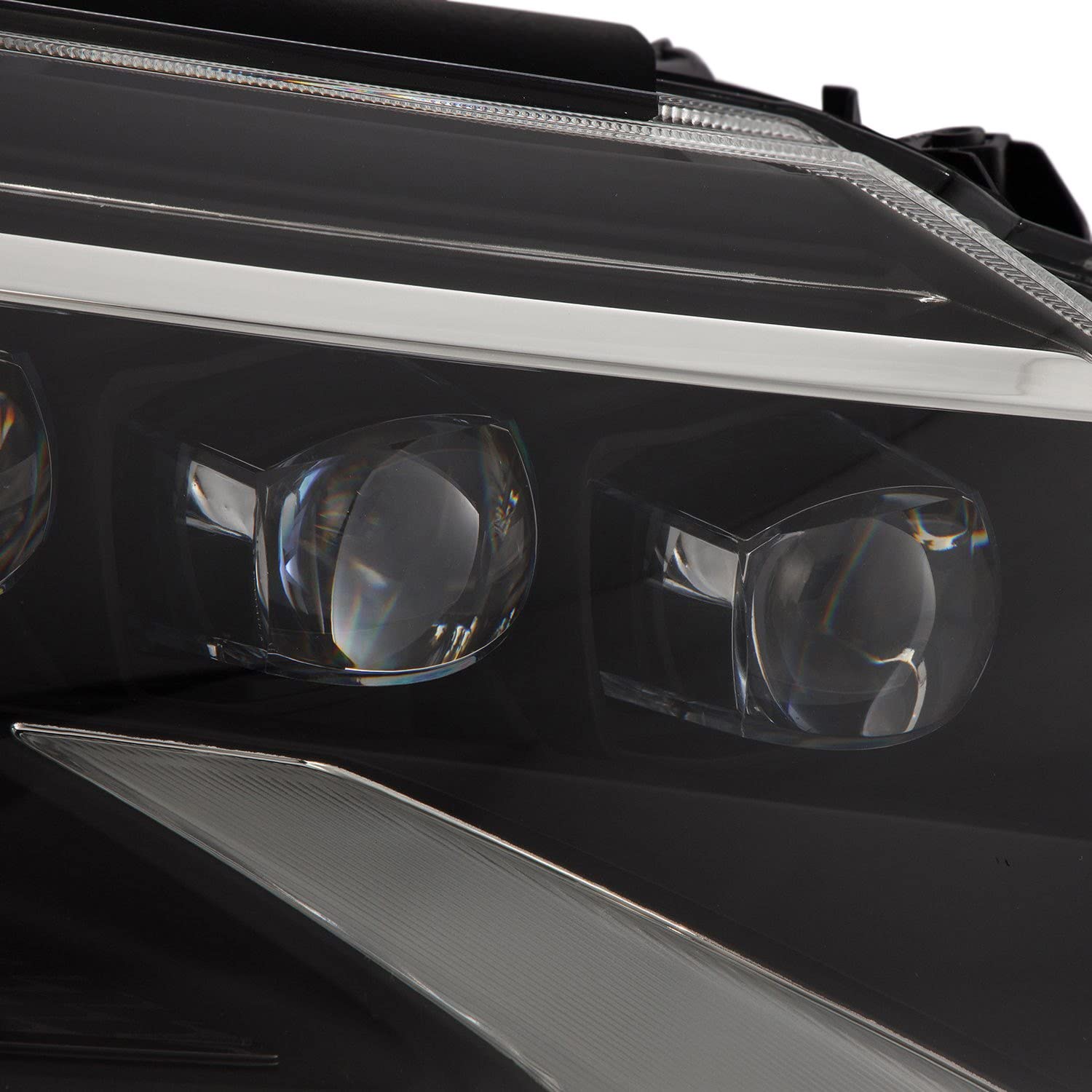 NOVA LED Projector Headlights AlphaRex 14-19 Lexus GX 460 Plank Style Black w/Activ Light/Seq Signal