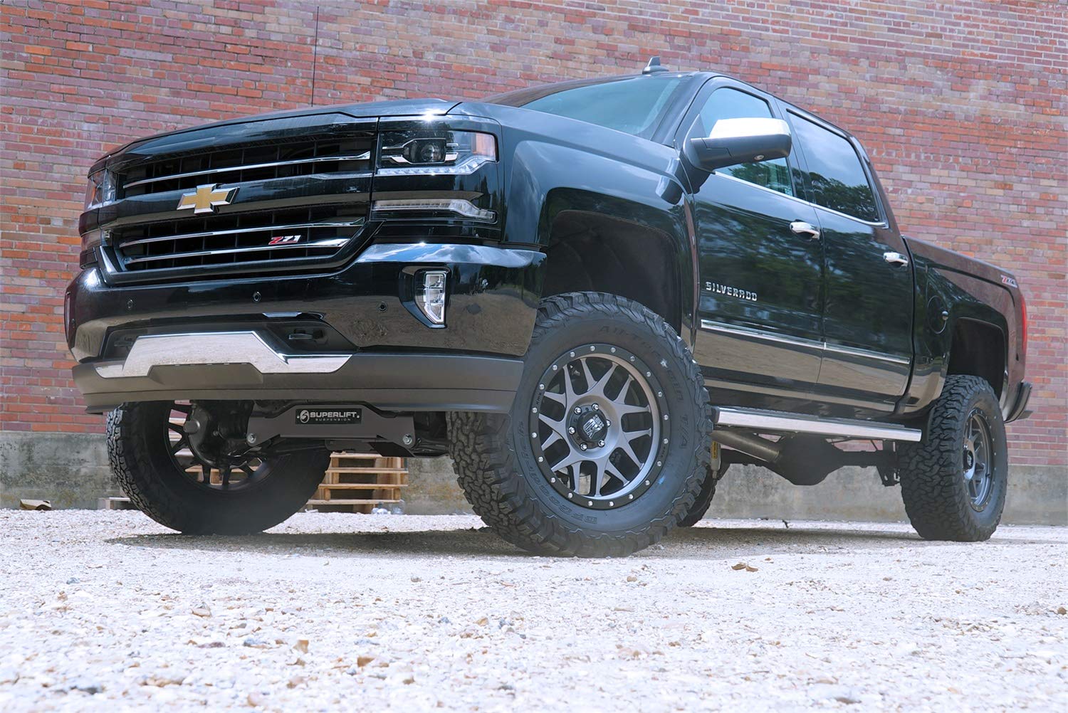 SUPERLIFT SUSPENSION RealTruck 6.5" Lift Kit | Complete Lift Kit with Strut Spacers & Rear Bilstein 5100 Shocks | K180B | Fits 2007-2016 Chevrolet Silverado/GMC Sierra 1500 2WD w/ OE Cast Steel Arms