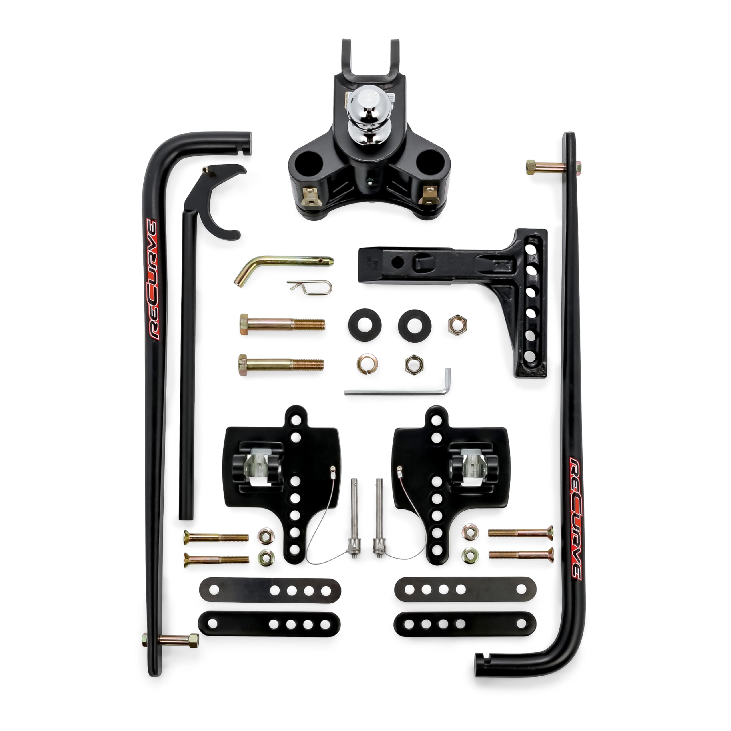 Eaz-Lift Camco ReCurve R6 1000lb Camper/RV Weight Distribution Hitch -Features Premium Adaptive Sway Control & 2-5/16" Hitch Ball w/15,000lb Max Rating - 1200lb Max Tongue Weight Rating (48733)