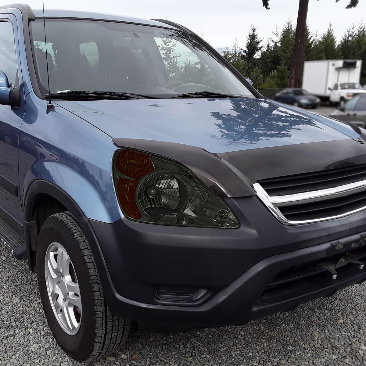 Smoke SPEC-D TUNING Replacement Headlights Compatible with 2002-2004 Honda CR-V CRV Left + Right Head Lamps Assembly