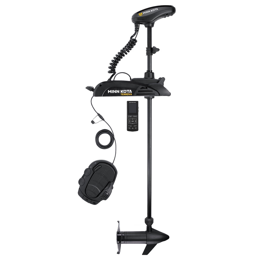 Minn Kota Bow-Mount Terrova Electric Trolling Motor with GPS, Spot-Lock, Dual Spectrum Chirp Sonar – 55 Lb. Thrust, 45 in. Shaft, Freshwater