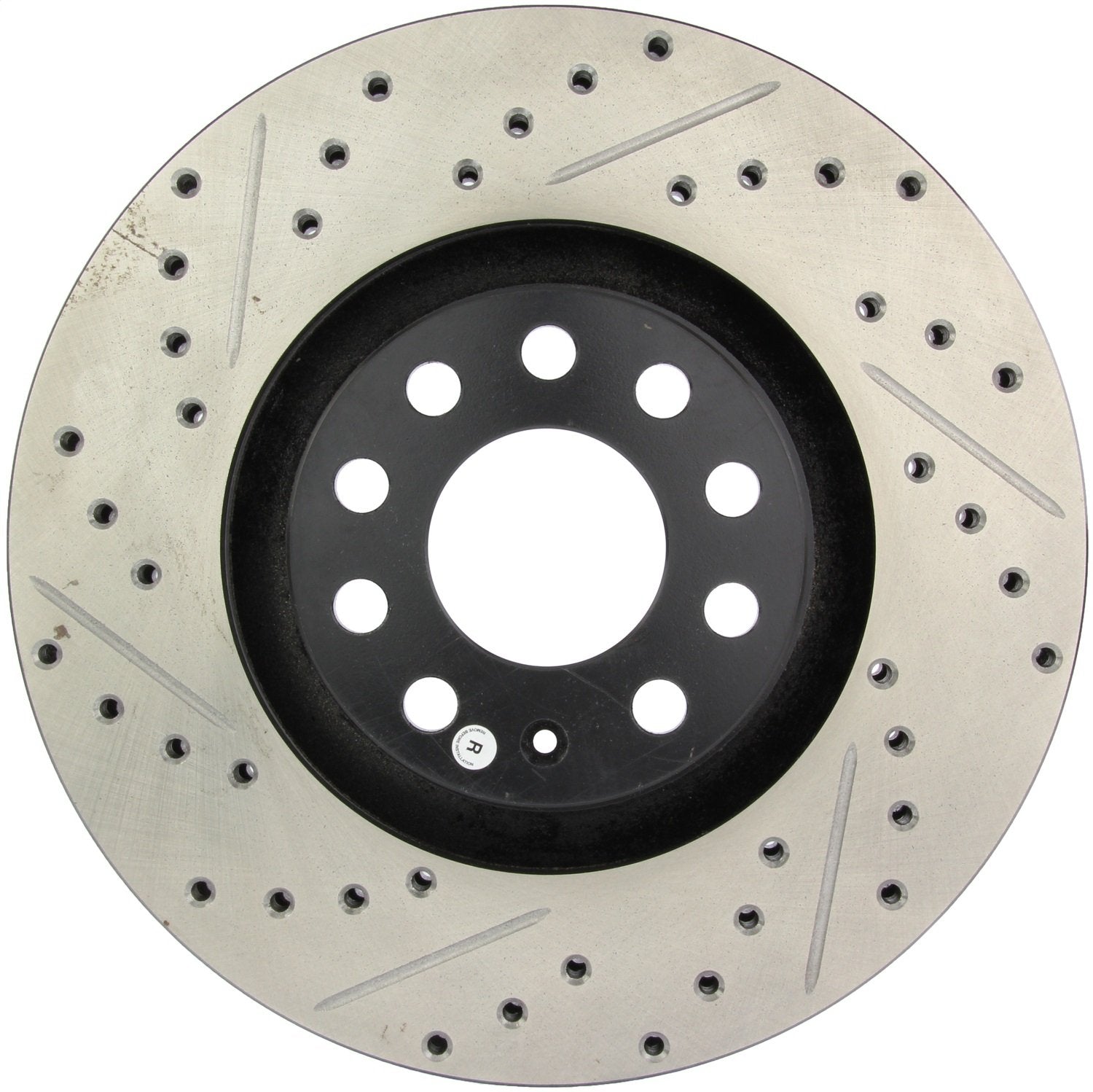 Sport Drilled/Slotted Brake Rotor StopTech 127.33096R (Front Right), 1 Pack