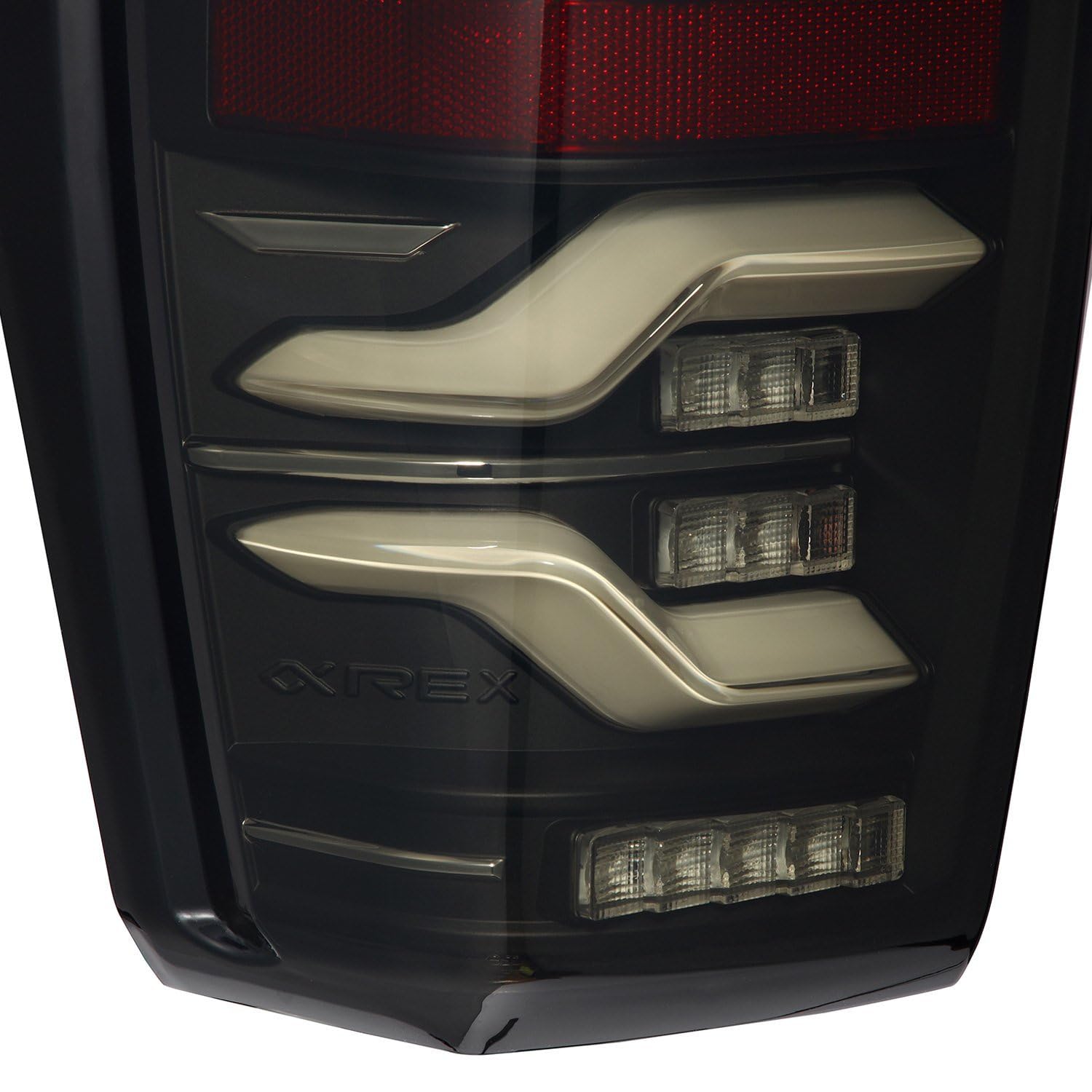 Toyota Tacoma 16-21 AlphaRex LUXX LED Taillights Blk w/Activ Light/Seq Signal