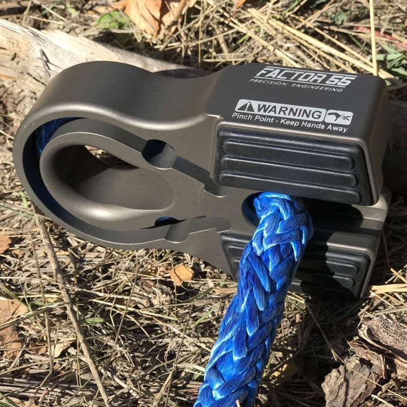 Flat Splicer Factor 55 Low-Profile Design for Synthetic Rope, Fits Synthetic Rope up to 1/2" - Gray