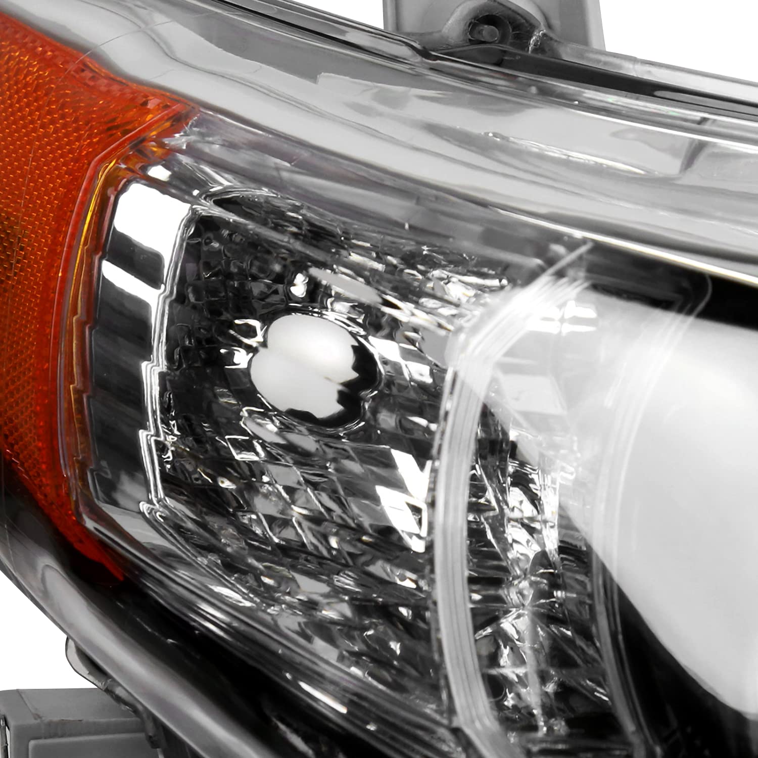 Right Passenger Side SPEC-D TUNING Glossy Black Projector Headlight Compatible with 2012-2014 Toyota Camry