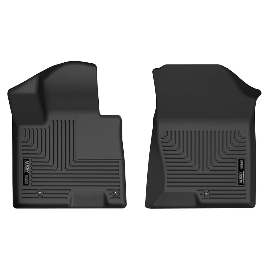 Husky Liners X-act Contour Floor Mats | 2022-2025 Hyundai Tucson & Hyundai Santa Cruz Fits | Front Row, 2-pc Black - 51841