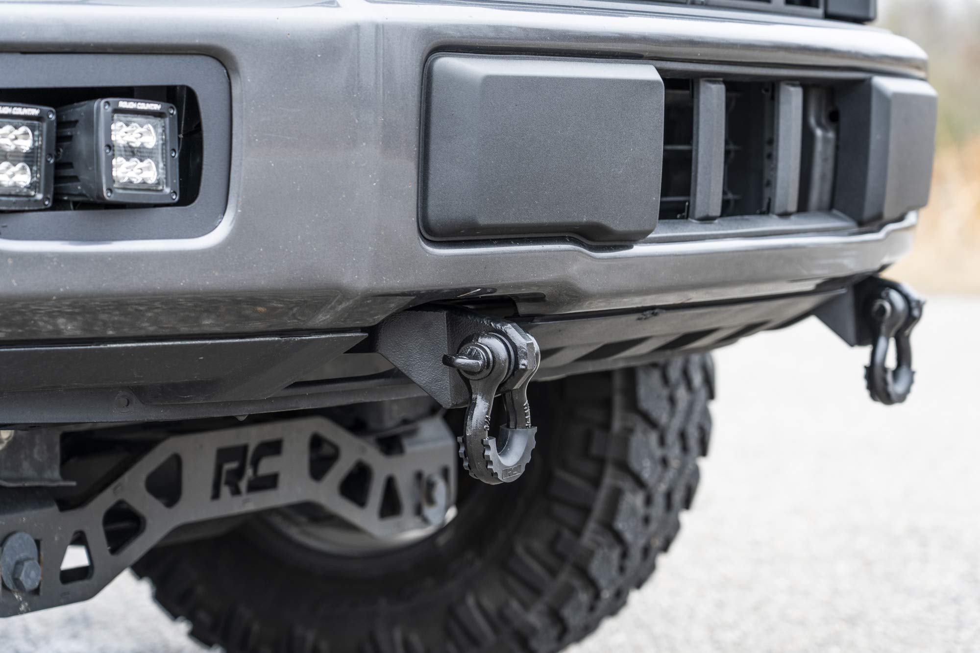 Rough Country Shackle Mount Kit Tow Hook for 2009-2020 Ford F-150 - RS158