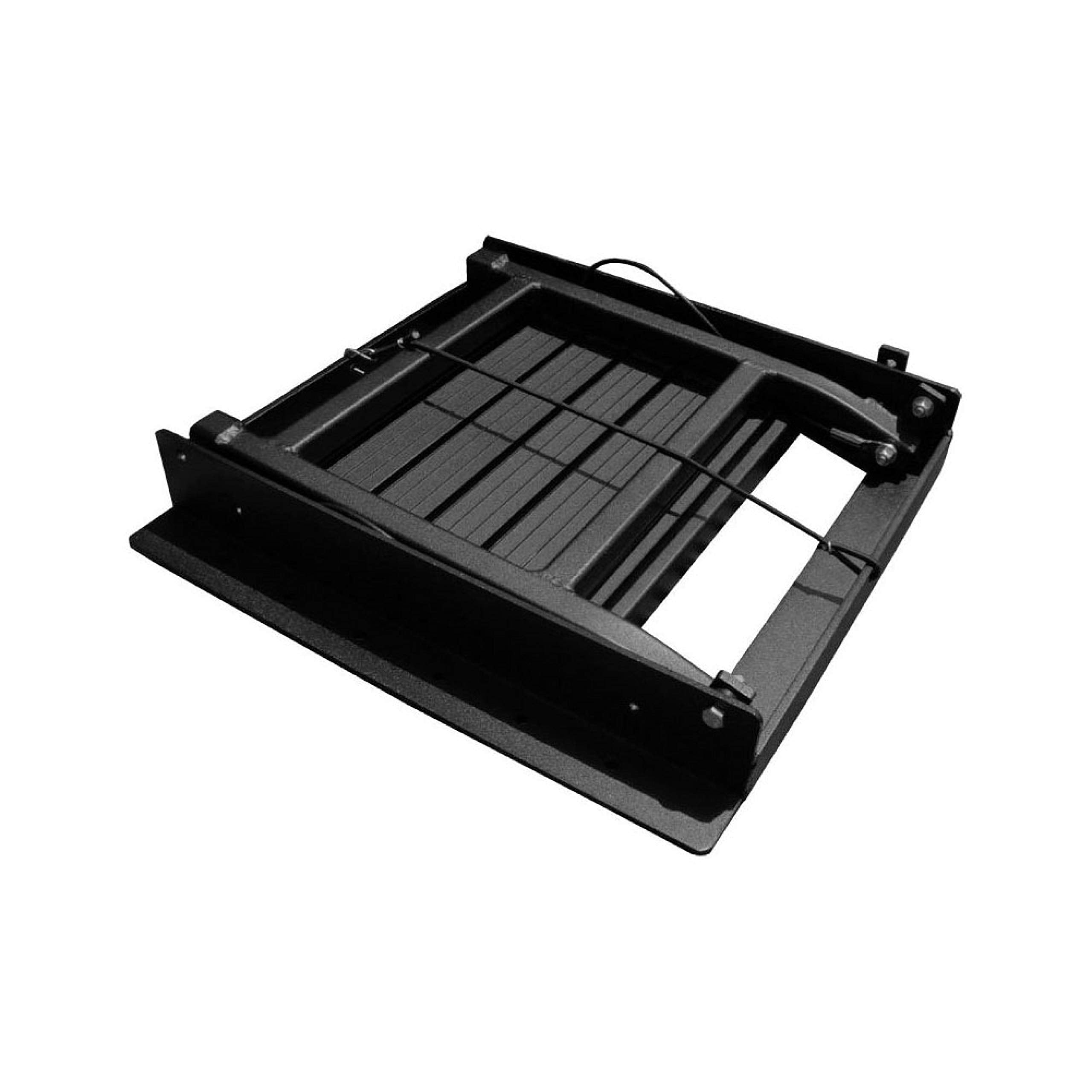 Truck N' Buddy GREAT DAY Folding Tailgate Step/Seat Platform For Trucks With Bed Covers - 300 lbs Weight Capacity - Black Powder-Coated Finish, TNB2001B