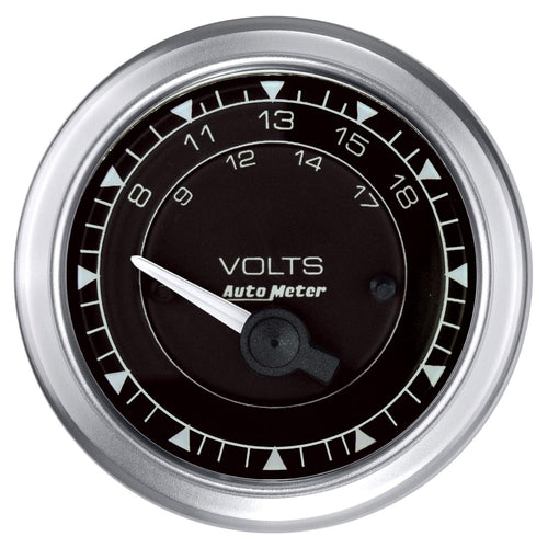 Voltmeter AutoMeter 8192 Gauge, 2 1/16", 18V, Elec, Chrono