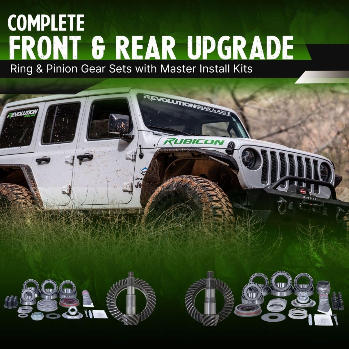 D44 Revolution Gear 2007-18 JK Rubicon Package 4.56 Ratio