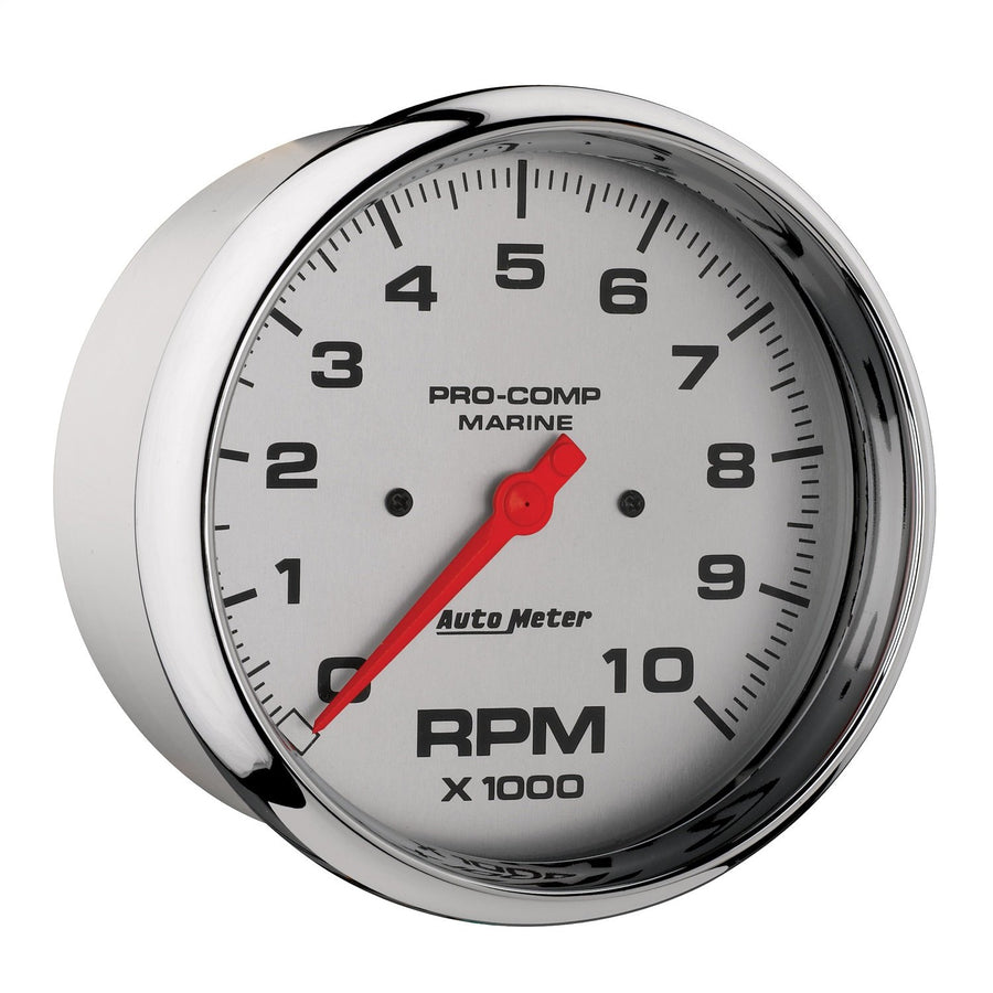 Tachometer, AutoMeter Gauge, 5", 10K RPM, Marine Chrome (200801-35)