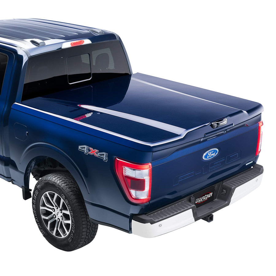 UnderCover RealTruck Elite LX One-Piece Truck Bed Tonneau Cover | UC2218L-PQ | Fits 2021 - 2025 Ford F-150 (PQ - Race Red) 6' 7" Bed (78.9")