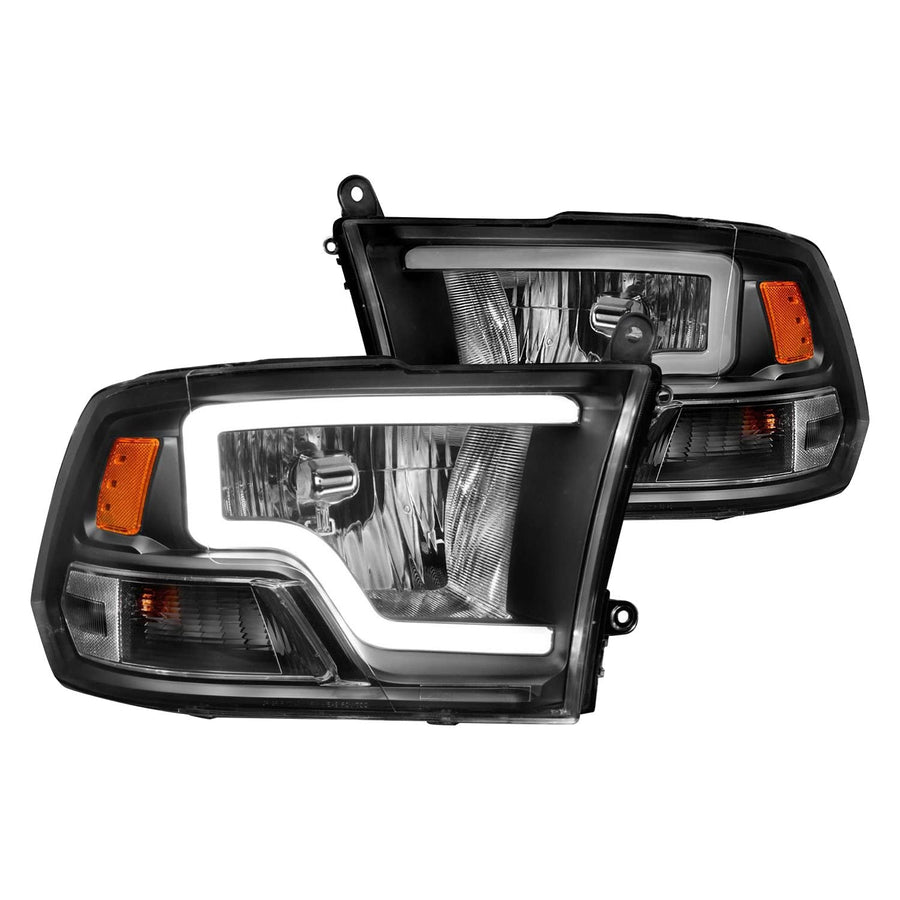Crystal ANZO USA Headlights fits Dodge Ram 1500, Clear