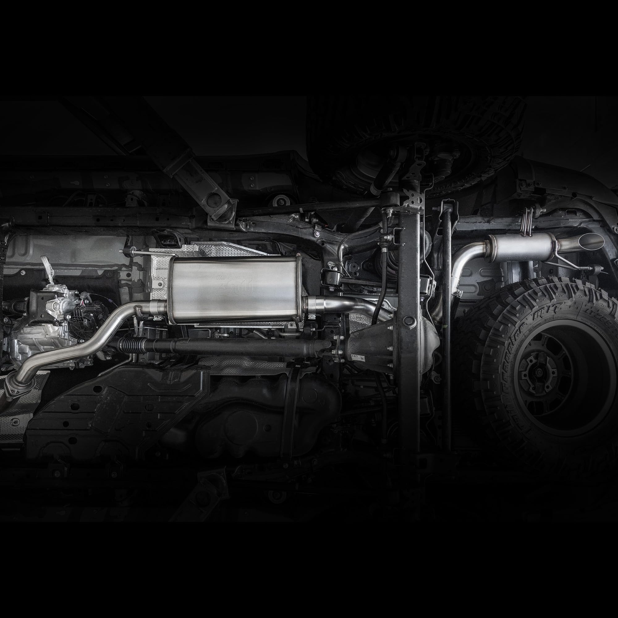 MagnaFlow Exhaust Performance System 19679: Cat-Back, Overland Series, for 2024-2025 Toyota Land Cruiser, Single Passenger Side Rear Exit