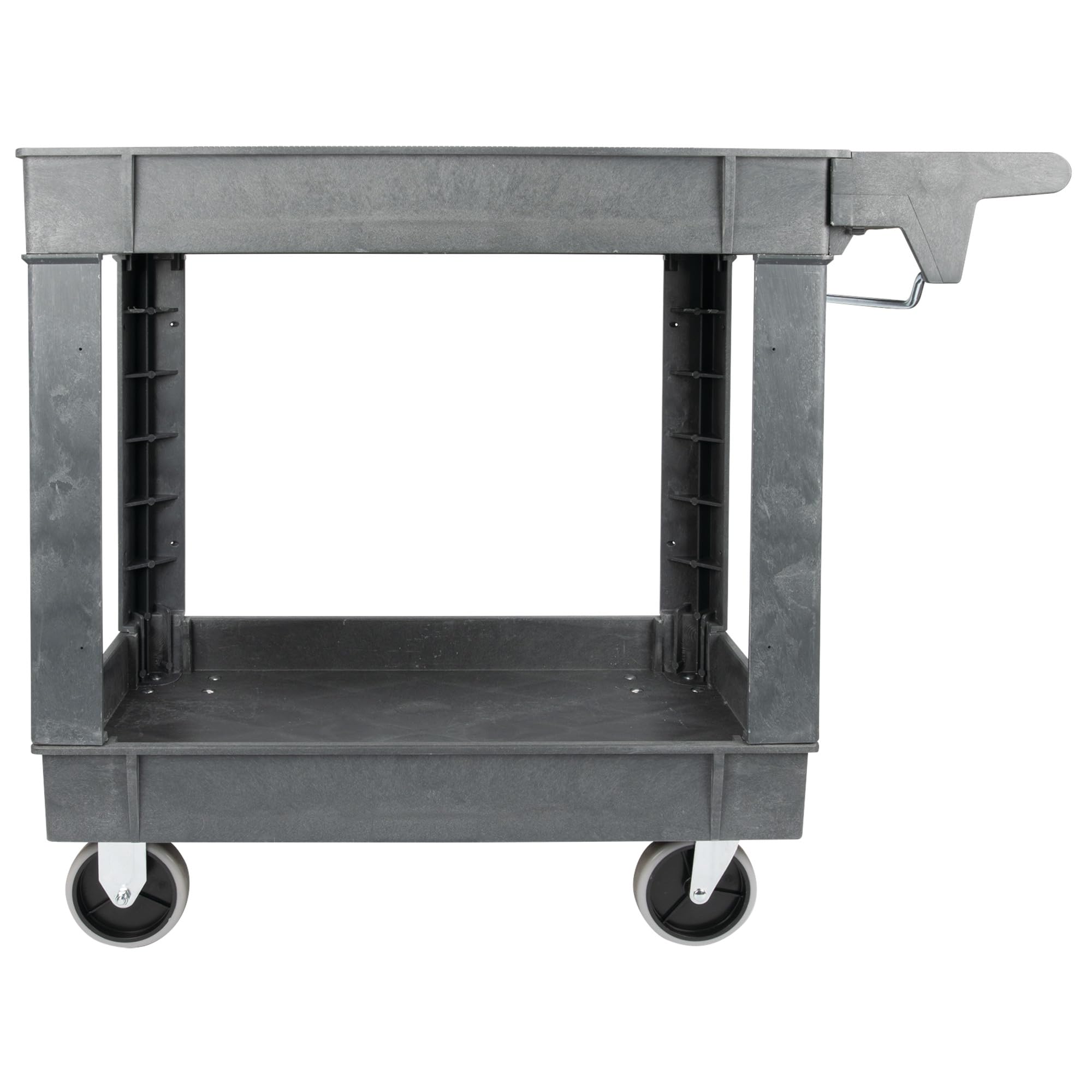Easy Rolling Performance Tool W53991 2 Shelf Poly Service Cart (30x16)