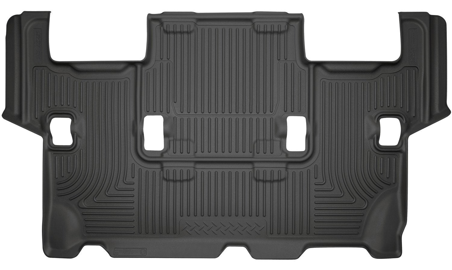 Weatherbeater Husky Liners Floor Mats | Fits 2007-2017 Ford Expedition; Lincoln Navigator | 3rd Row, 1-pc Black - 14371