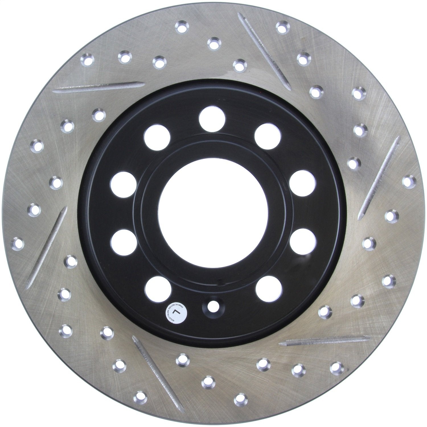 Sport Drilled/Slotted Brake Rotor StopTech 127.33131L (Rear Left), 1 Pack