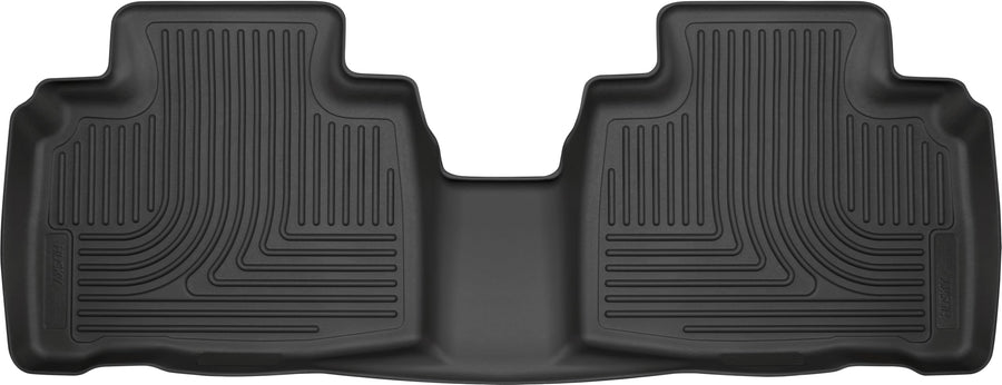 Weatherbeater Husky Liners Floor Mats | Fits 2007-2015 Lincoln MKX; 2007-2014 Ford Edge | 2nd Row, 1-pc Black - 14841