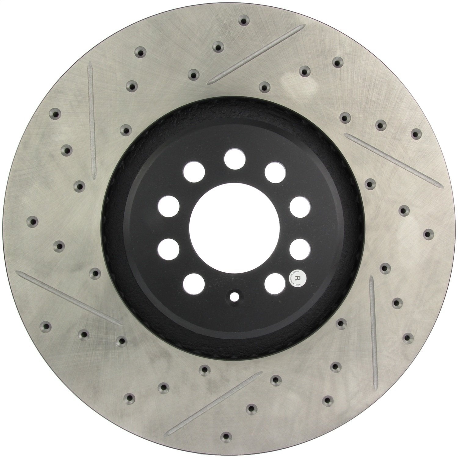Sport Drilled/Slotted Brake Rotor StopTech 127.33093R (Front Right), 1 Pack