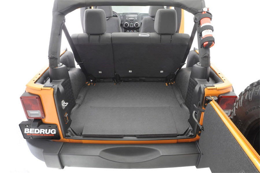 Bedrug BTJK11R2 11+ Jeep Bedtred 2Dr Rear Cargo Kit 5Pc (Includes Tailgate & Tub Liner)