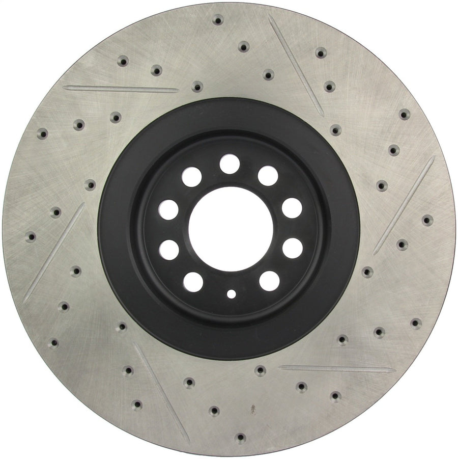 Sport Drilled/Slotted Brake Rotor StopTech 127.33093R (Front Right), 1 Pack