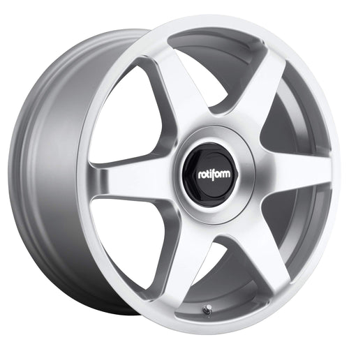 Rotiform 19X8.5 5X108/5X112 GLOSS SILVER 1PC R114 SIX 45mm Wheel Rim