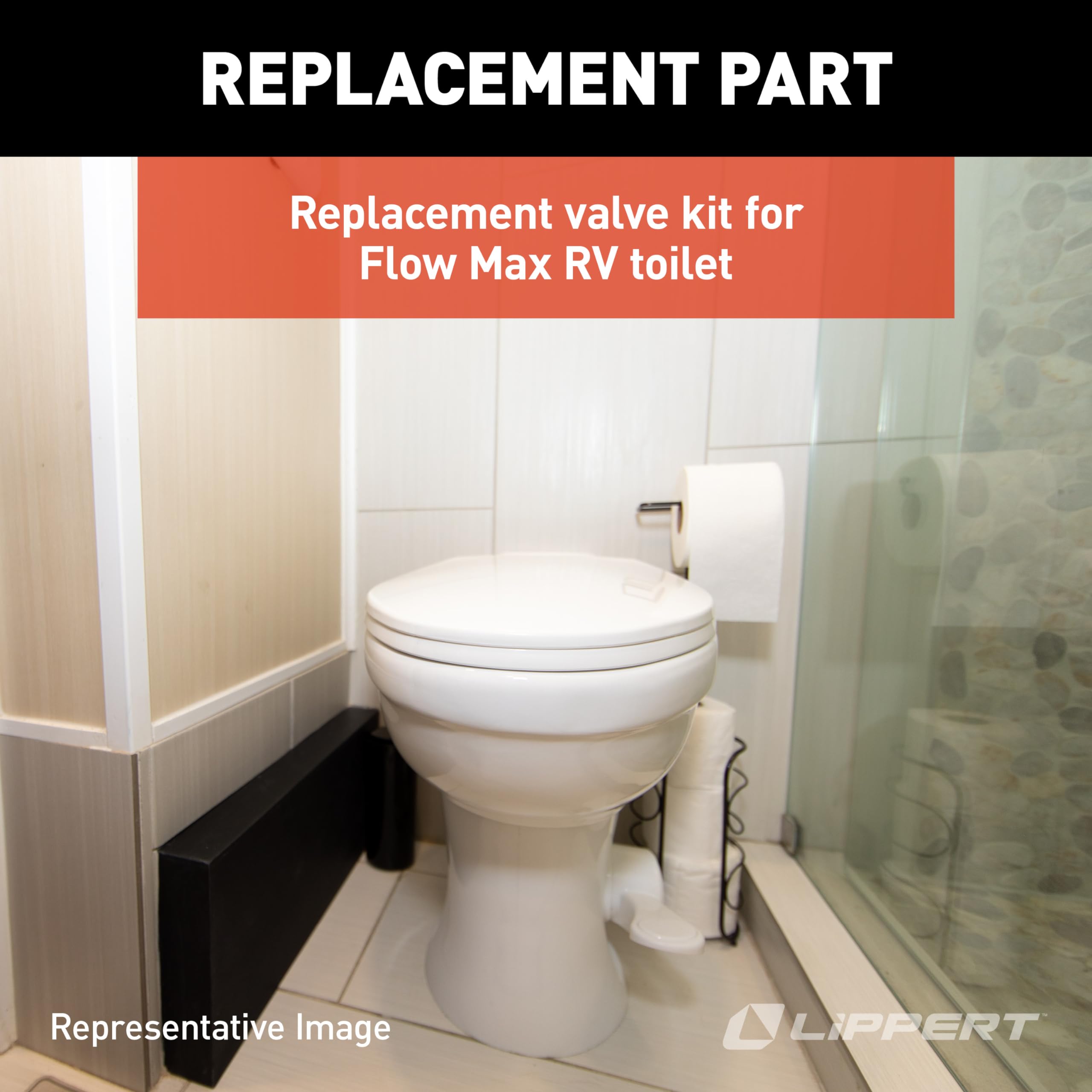 Replacement Flow Max™ RV Toilet Valve Kit