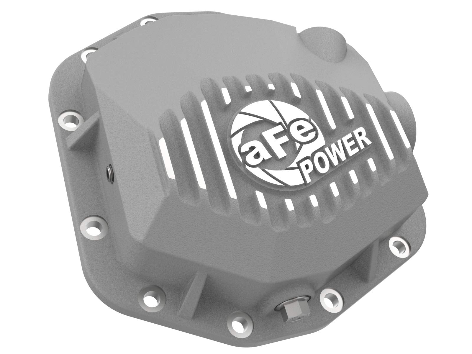 aFe POWER Rear Differential Cover Street Series Raw w/Machined Fins - #46-71090A - Jeep Wrangler (JL) 18-23 (Dana M200)