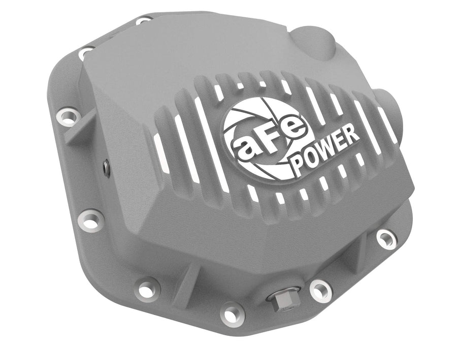 aFe POWER Rear Differential Cover Street Series Raw w/Machined Fins - #46-71090A - Jeep Wrangler (JL) 18-23 (Dana M200)