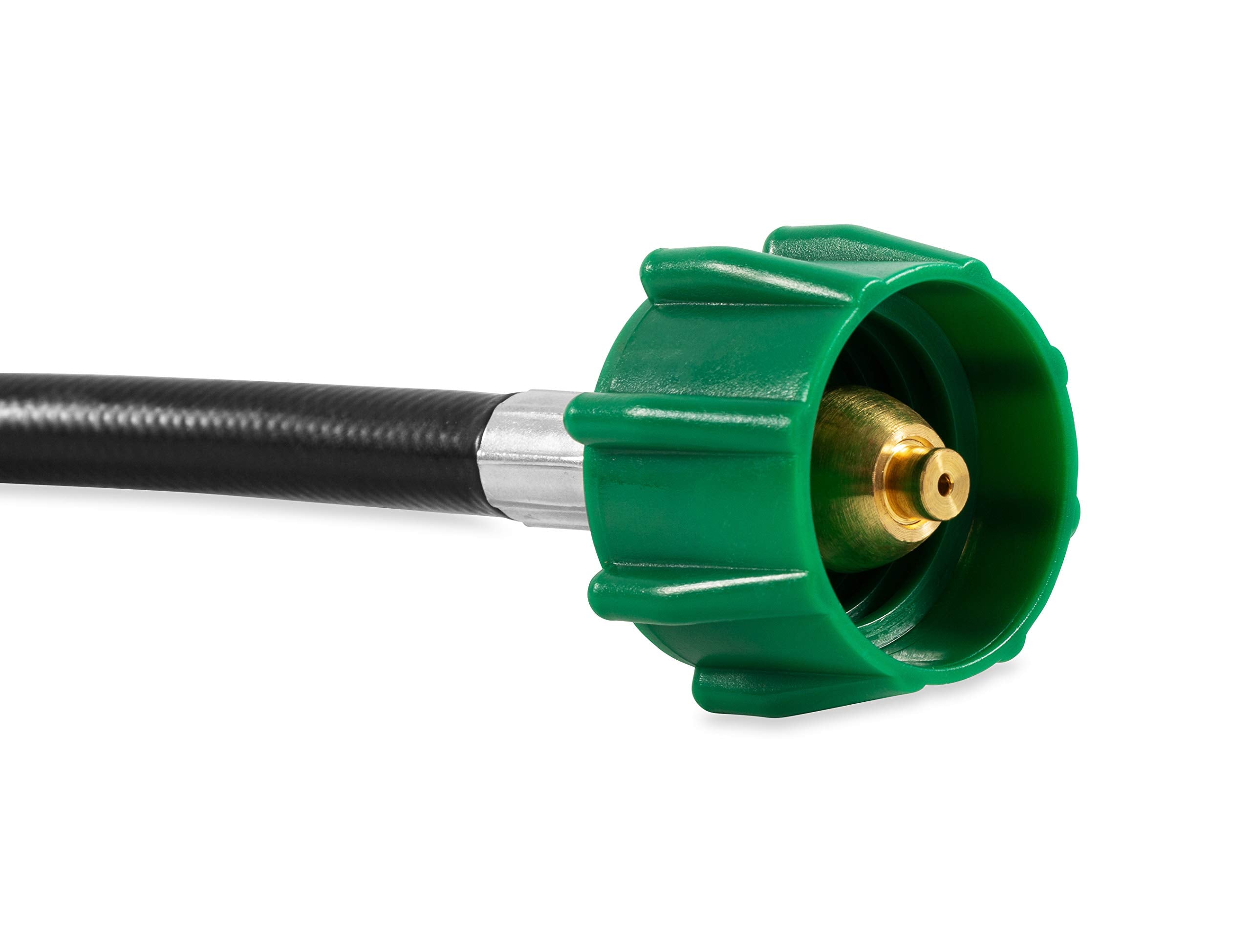 24" Camco Pigtail Propane Hose Connector - Connects Propane Cylinder To a RV or Trailer Propane Regulator - Provides Thermal Protection and Excess Flow Protection (59153)