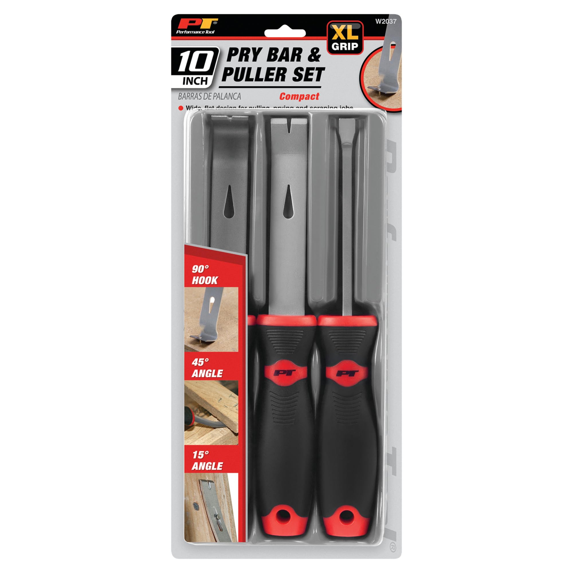 3pc Performance Tool W2037 Utility Pry Bar Set