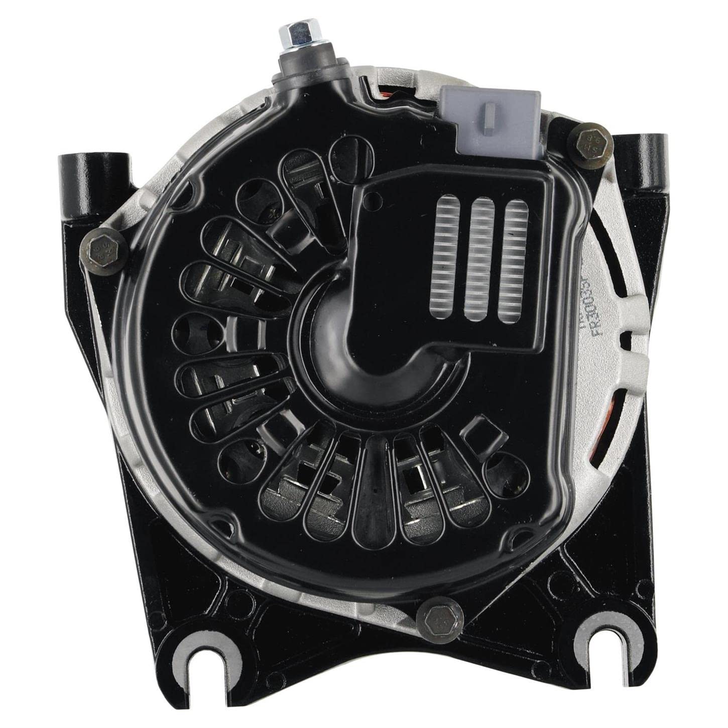 Black Powermaster 577811 Alternator (4G 200A 6 Groove Pulley V Mating 1 Wire)