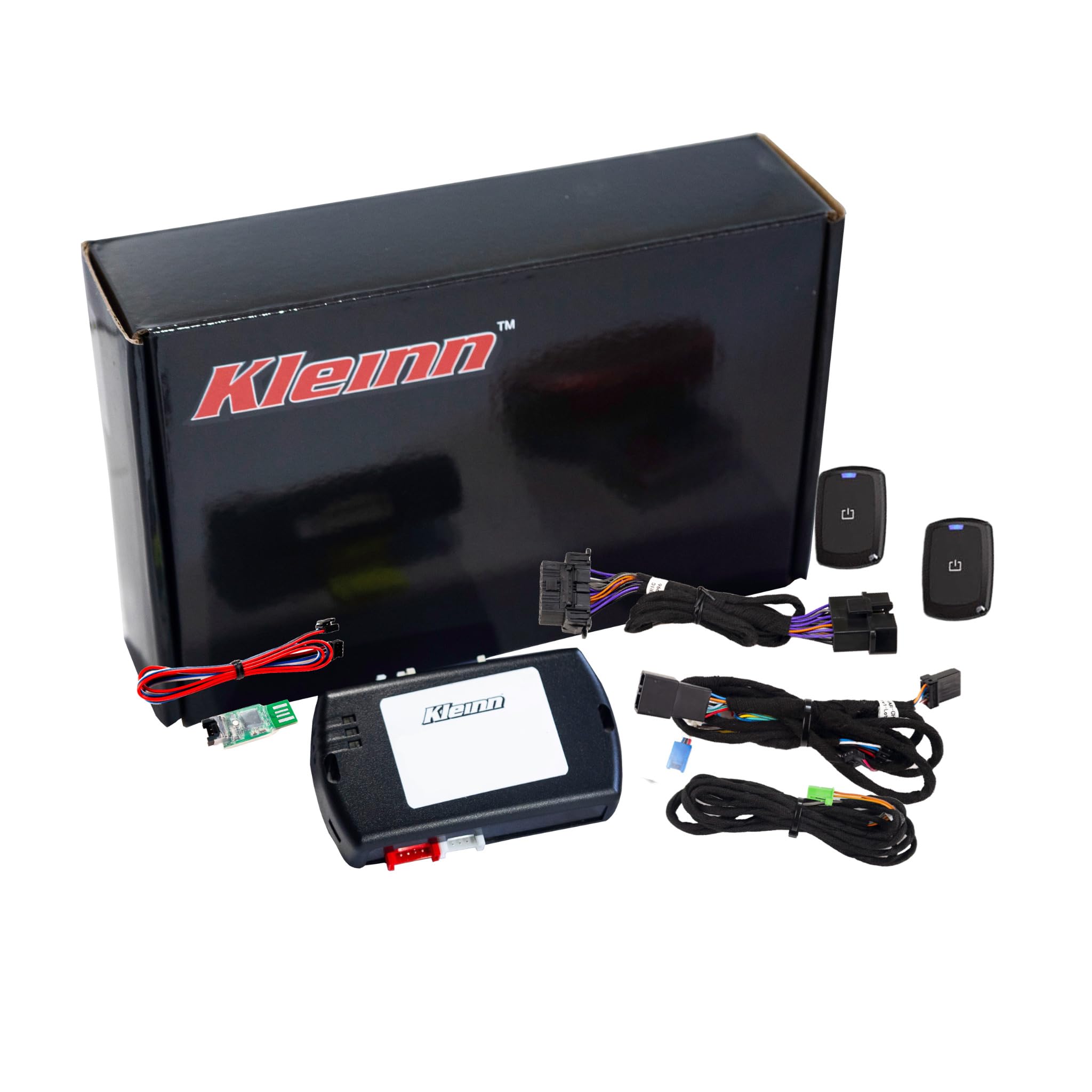 Kleinn Compatible Remote Start with Jeep Wrangler 2018-2025 || Jeep Gladiator 2020-2025 - Includes Programmer and (2) Long Range Remote FOBS